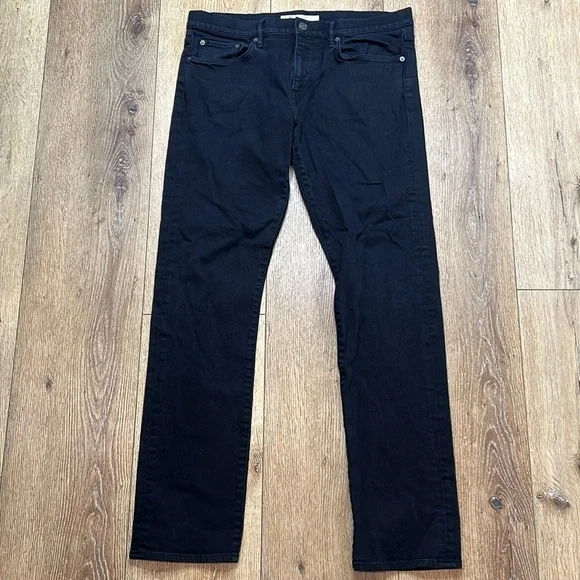 Burberry Brit Black Straight Leg Jeans Size 34x32 - Picture 1 of 11